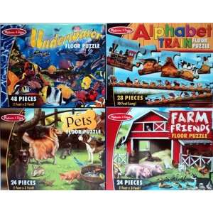   Sets Alphabet Train, Pets, Farm Friends, & Underwater Toys & Games