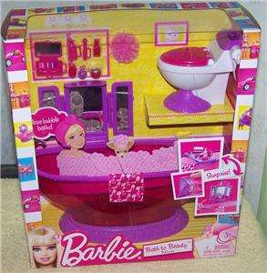 Barbie Bath to Beauty *Bathroom* Set New  