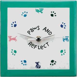 Dogs & Paws Reflect Clock   Pets Clock 