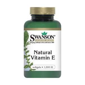  Natural Vitamin E 1,000 IU 100 Sgels Health & Personal 