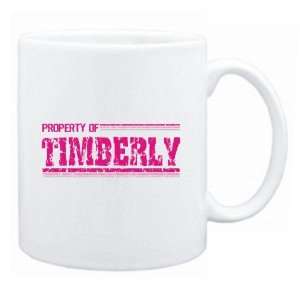 New  Property Of Timberly Retro  Mug Name 