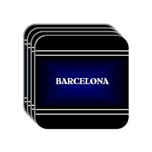  Personal Name Gift   BARCELONA Set of 4 Mini Mousepad 