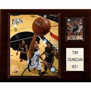 NBA Tim Duncan San Antonio Spurs Player Plaque 