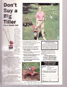 Mantis AD   Tiller/Cultivator. Dont Buy a Big Tiller  