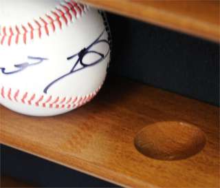 40 MLB Baseball Display Case Cabinet Wall Holder Rack  