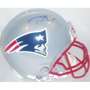  Autographed Tom Brady Helmet   Authentic Sports 