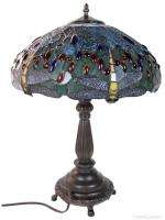 Beautiful stained glass Tiffany style lamp.