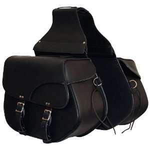First MFG Throw Over Leather Saddle Bags. Large Size 17.75 x 12.75 