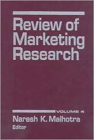 Review of Marketing Research Volume 4, (0765620928), Naresh Malhotra 