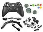 New Full Housing Shell Case Thumbstick +Buttons for Xbox 360 Wireless 