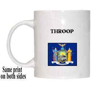  US State Flag   THROOP, New York (NY) Mug 