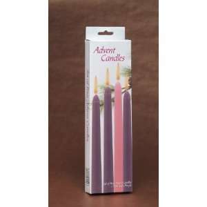 Biedermann & Sons Advent Taper Candles, Box of 4