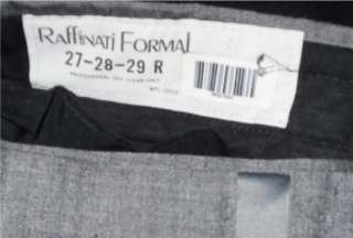 NEW NWT Raffinati Men Tuxedo formal gray pant 28 to 46  