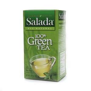  Salada All Natural Green Tea, 100% Green Tea, 20 bags 