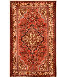 Area Rugs Handmade Persian Carpet Hamadan Wool 3 x 4  