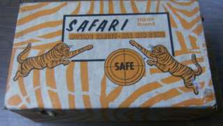 Safari Tiger Hunt Moving Target Game W Box Vintage Air Gun BB Daisy 