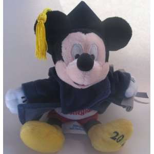  Disney Bean Bag Plush Mickey Mouse Gradnite Year 2000 8 