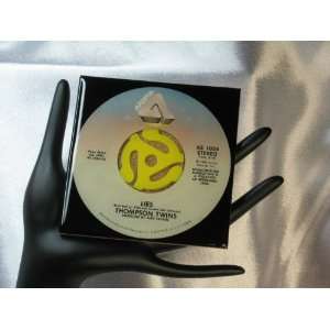  THOMPSON TWINS 45 rpm Record Drink Coaster   Lies (4232 