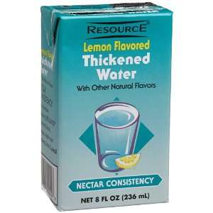 Resource? Thickened Water, Lemon Flavored, Nectar Consistency, 8 Ounce 