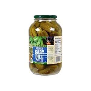 Woodstock Farms Organic Baby Kosher Dill Pickles ( 6x64 OZ)  