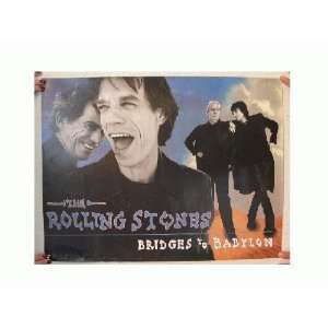  The Rolling Stones Poster Bridges To Babylon Everything 