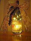 lighted decorated wine bottle beaujolais nouveau french grt holiday 