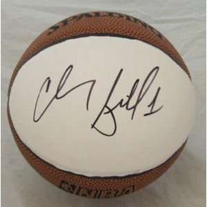 Signed Chauncey Billups Basketball   Mini Pistons 