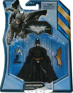 Batman The Dark Knight Rises CAPED CRUSADER 4 Batman Figure 
