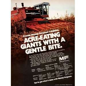   Equipment Grain Field Crop Harvest Farm   Original Print Ad Home