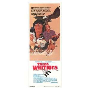  Three Warriors Original Movie Poster, 14 x 36 (1977 