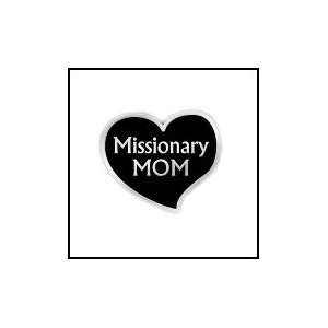    Lapel Pin LDS Missionary Mom in Black Velvet Gift Box Jewelry