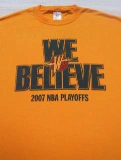 GOLDEN STATE WARRIORS 2007 NBA Playoffs XL T SHIRT  