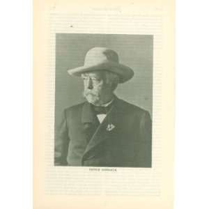  1898 Print German Prince Bismarck 
