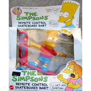  The Simpsons Remote Control Skateboard Bart Toys & Games