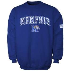  NCAA Memphis Tigers Royal Blue Automatic Crew Sweatshirt 