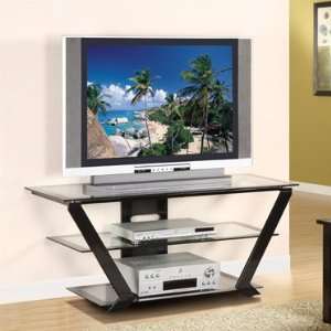   Media Home Entertainment 42 TV Stand in Matte Black