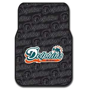  Miami Dolphins NFL Car Front Floor Mats (2 Front) Sports 