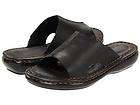 Born Mossie Slide Sandals Black Womens Full Grain Leather New 6 7 8 9 