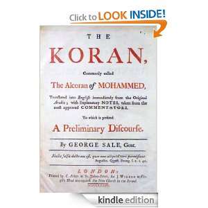 The Koran (Translated) George Sale  Kindle Store
