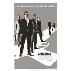 Takers Intl (White) Movie Poster Double Sided Original 
