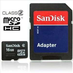  Sandisk Micro Sd / Micro Sdhc 16gb Flash Memory Card for Blackberry 