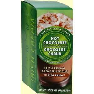 Cobblestone Kitchens Irish Cream Hot Chocolate Mix With Rim Trim in 