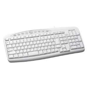 Max Group MS22ZG6 WHITE R Microsoft Wired SpillProof PS2 Keyboard