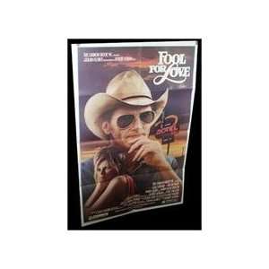  Fool for Love Folded Movie Poster 1985 