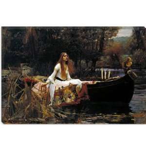  The Lady of Shalott by John William Waterhouse Canvas Painting 