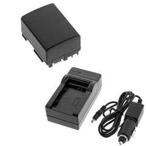  Ion Decoded Battery + AC Home Charger with Car Adapter for Canon 