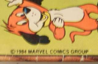 VINTAGE TOP DOG COMIC BOOK DATED 1984 MARVEL COMICS.#1  