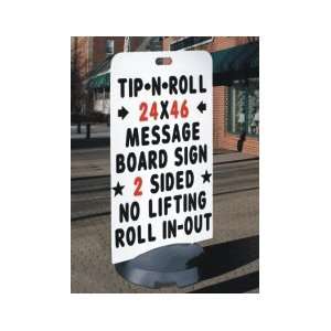  Tip and Roll Sidewalk Sign