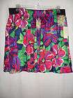eci New York Purple Clematis POcketed Lined Skirt XL