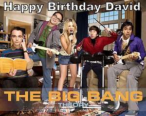 The Big Bang Theory Edible Cake Image Topper 1/4 sheet  